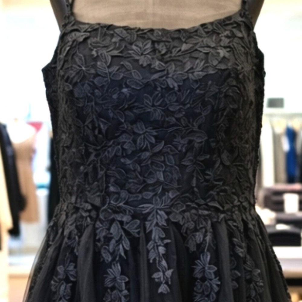 Bluedragon Creations Black Lace Prom Gown - Picture 4 of 8